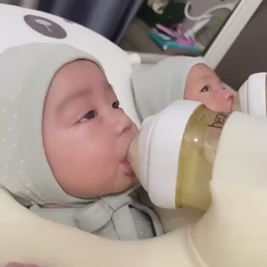 Baby Bottle Feeding Holder | Supervised Feeding Support Pillow Cushion for Twins & Infants 3M+