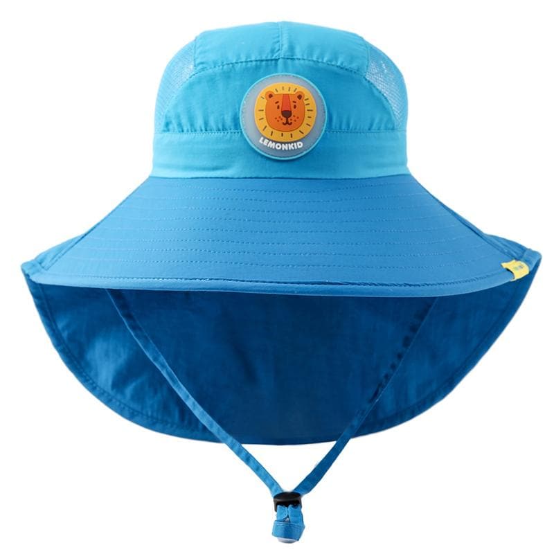 Kids Wide Brim Sun Protection Beach Hat UPF 50+ Block 99.95% of UV rays-W6