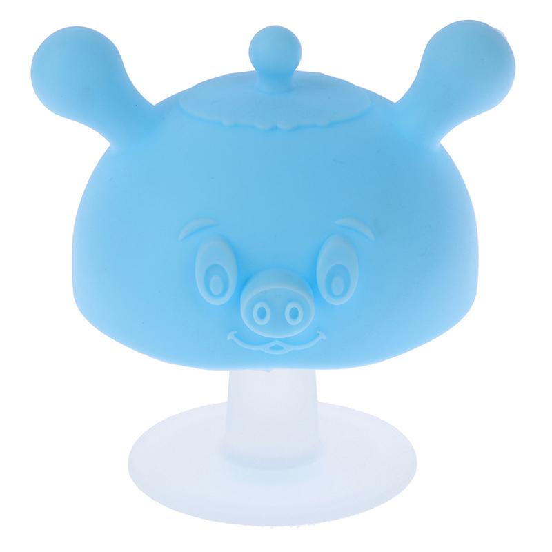 Mushroom Silicone Baby Teether-10