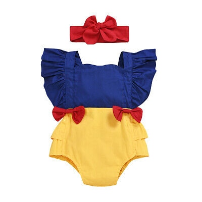 Baby Princess Romper Newborn Girls Snow White Jumpsuit Summer Costumes - 133