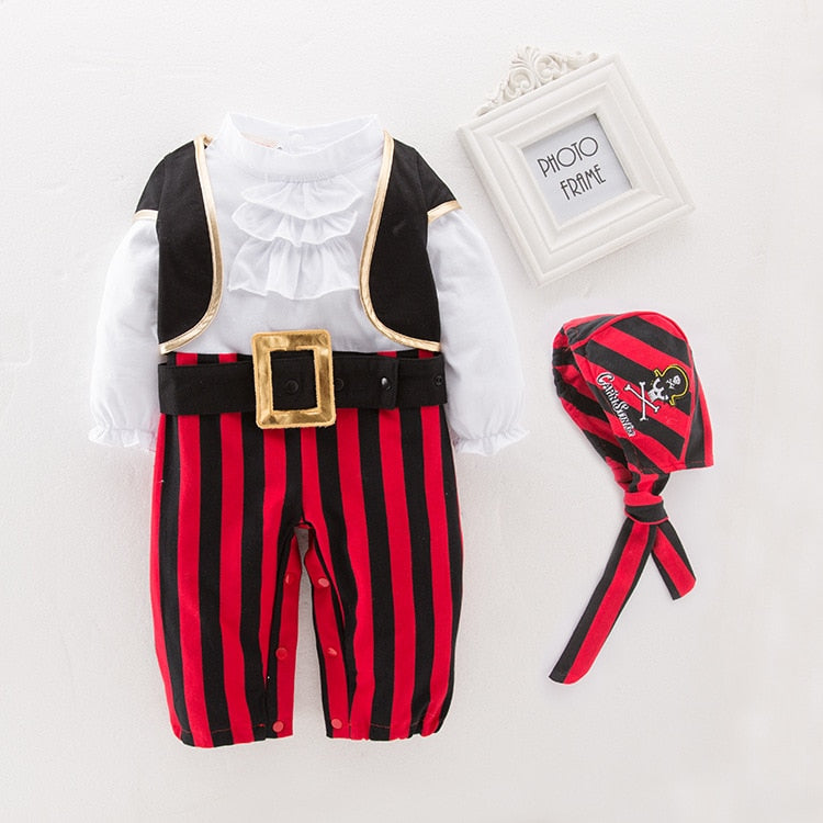 Pirate Captain Cosplay Children Fancy Clothes Halloween Costumes Sets - 135