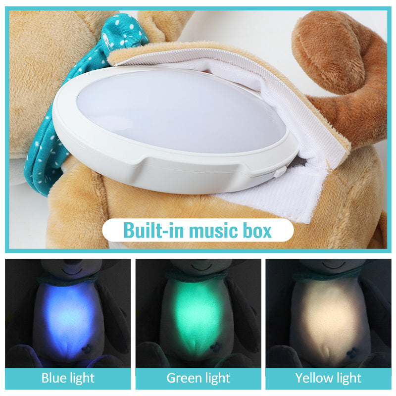 Baby Sleeping Aid Stuffed Toy Musical LED Lighting-24