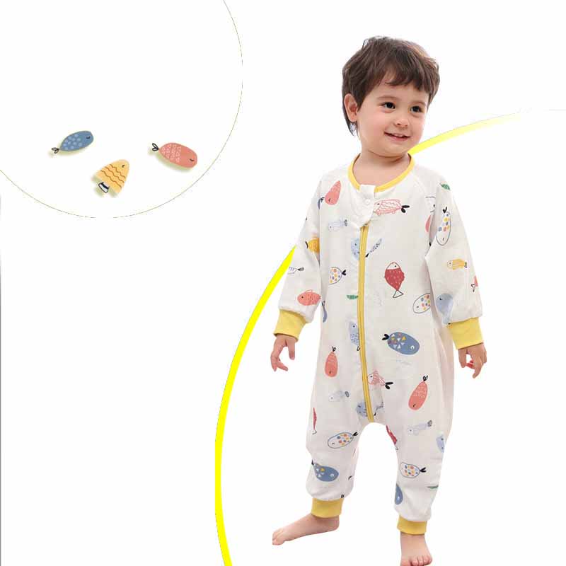 0.3TOG Children Gauze Cotton Split-leg Side mesh Sleeping Bag-S59