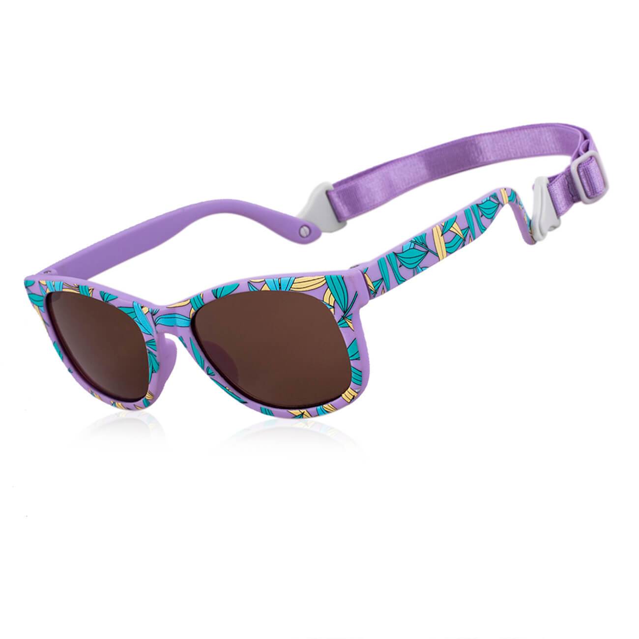 Baby Toddler Bueller Shades UV beach Sunglasses With Strap-W45-purple