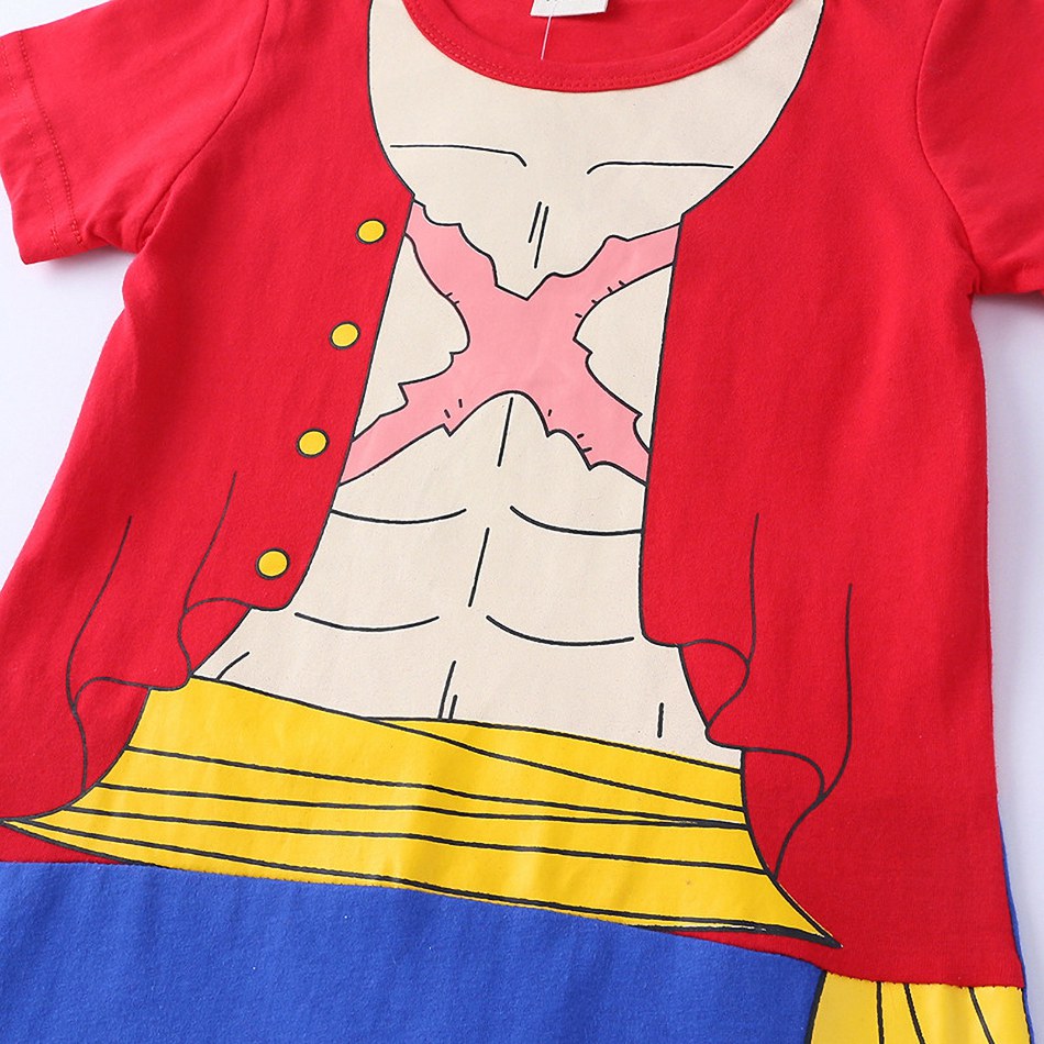 One Piece Luffy Baby Costume Summer Clothes Onesie-130